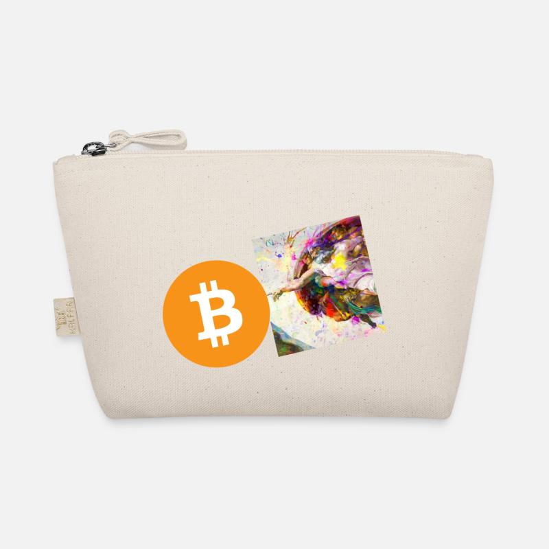Crypto Creation Hand 6 Bitcoin BTC Organic Pouch