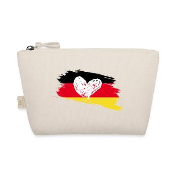 I love Germany and Germany loves you - Organic Pouch - nature - Front