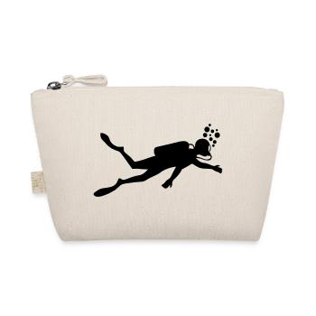 Diver underwater - Organic Pouch - nature - Front