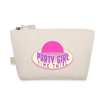 Dancing Queen Girl Retro Party Disco Music Dancer - Bio-Täschchen - Natur - Vorne
