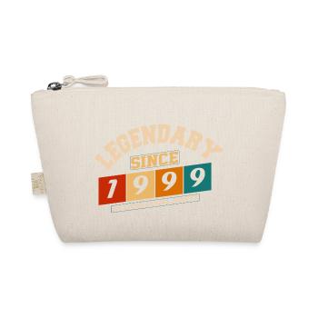 Legendary since 1999 vintage retro anniversary - Organic Pouch - nature - Front