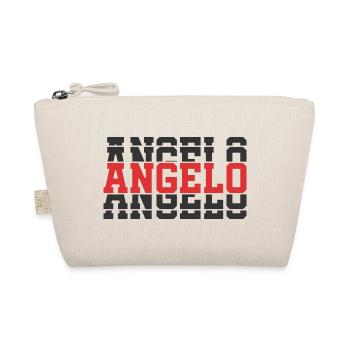 T-Shirt Engel T-Shirt Geschenkidee gestapelter Text - Bio-Täschchen - Natur - Vorne
