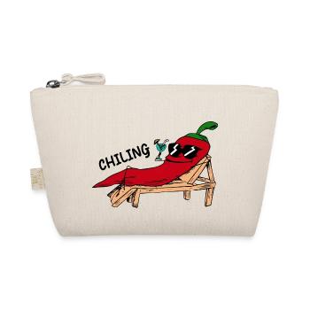 Funny Picture Funny Humor Gift Idea - Organic Pouch - nature - Front