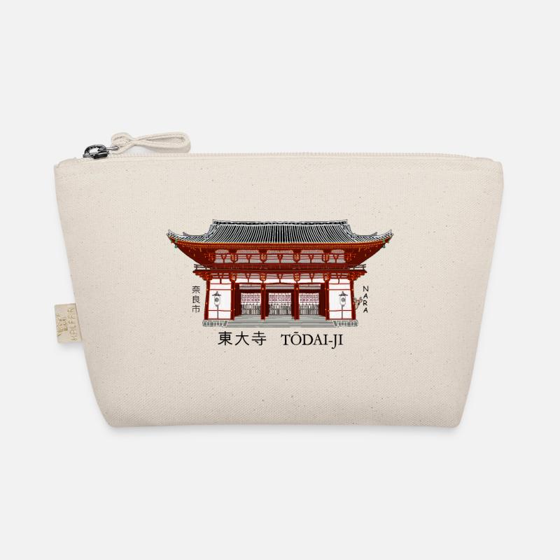 Nara Japan, Todai-ji, Buddhist Temple Organic Pouch