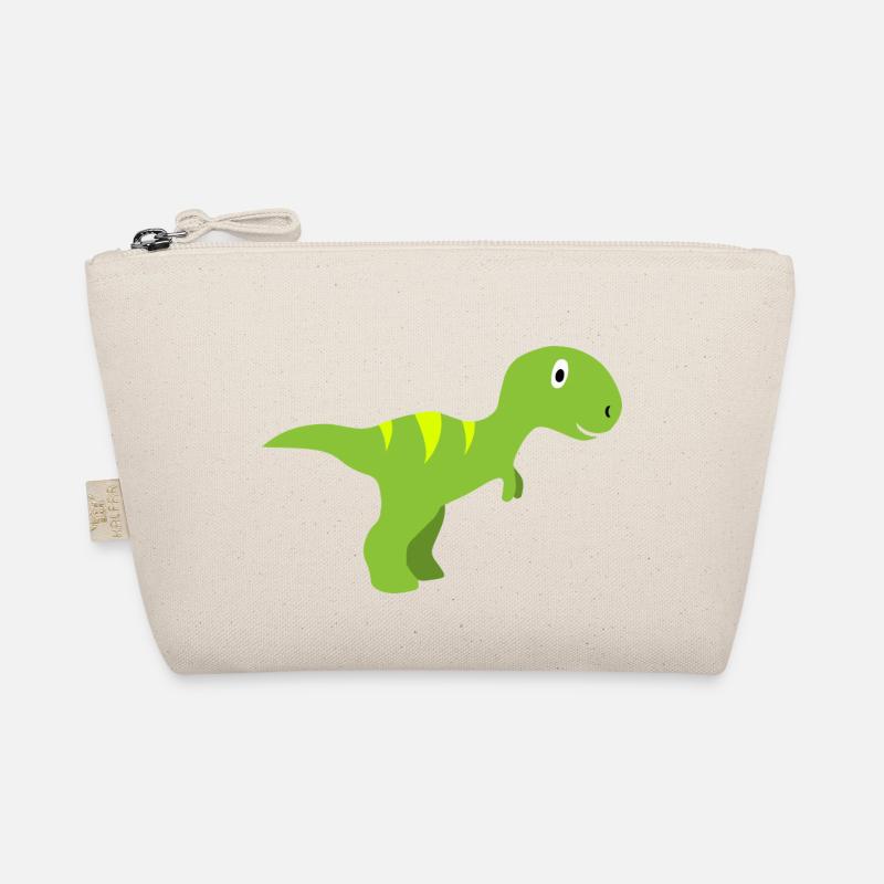 Dinosaurier-Zubehör - Bio-Täschchen - Natur