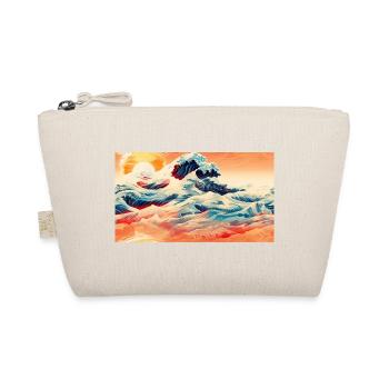Vagues du coucher de soleil à Ukiyoe - Trousse biologique - nature - Devant