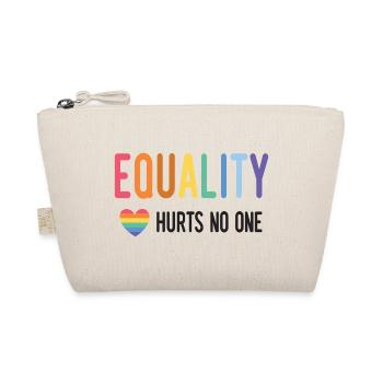 LGBT Pride Month - Equality Hurts No One - Organic Pouch - nature - Front