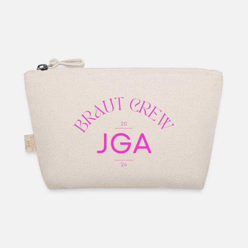 Braut Crew - JGA 2024 - Bio-Täschchen - Natur