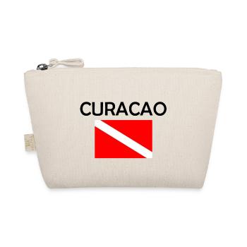 Curacao Diver Down Flag - Scuba - Diving - Tauchen - Organic Pouch - nature - Front