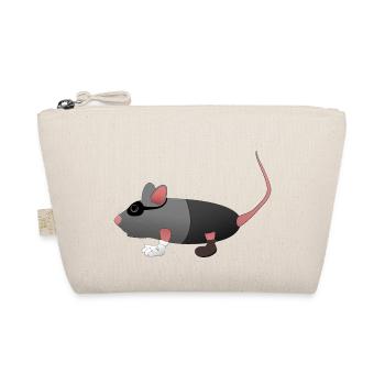 Crook Mouse in Action - Organic Pouch - nature - Front