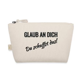 Glaub am dich - Bio-Täschchen - Natur - Vorne