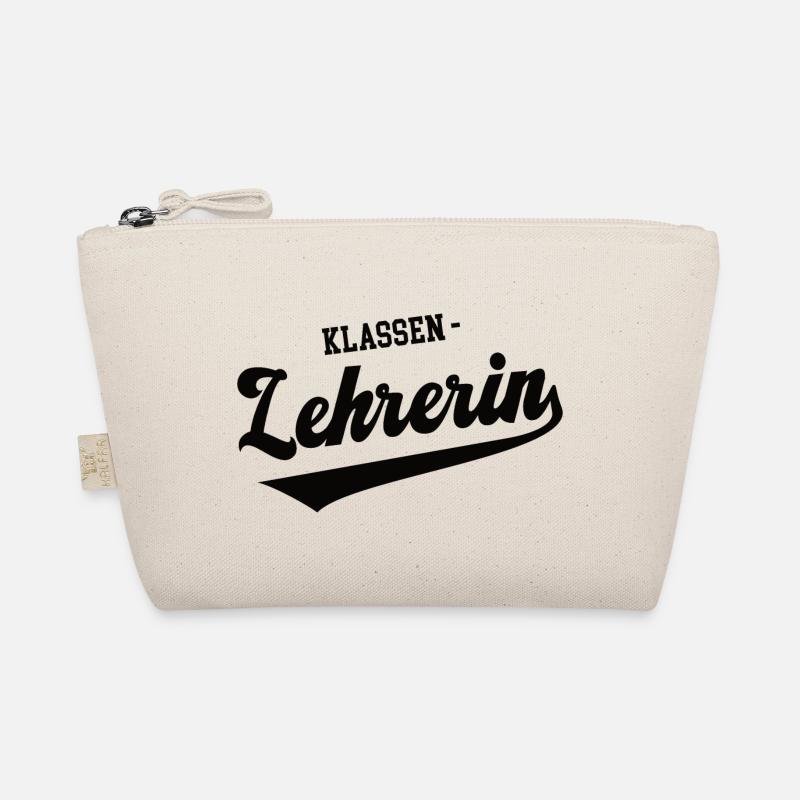 Lehrerin Outfit Klasse Schullehrerin Class Teacher - Bio-Täschchen - Natur