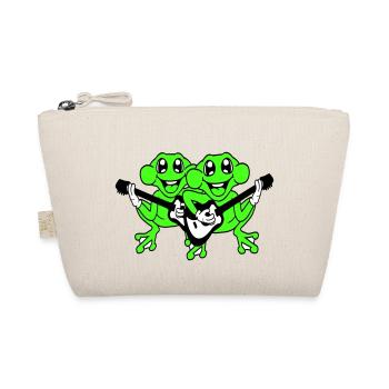 Frogs Guitar Band Cute Two Frog Friends Team - Trousse biologique - nature - Devant