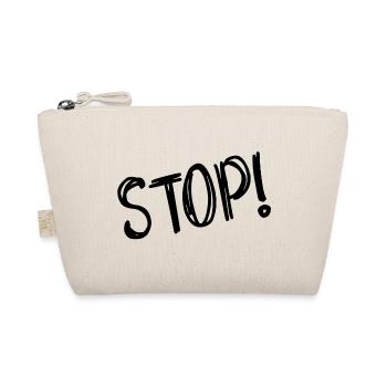 STOP. PANNEAU. PAPA. MOTO. DRÔLE. VOITURE - Trousse biologique - nature - Devant
