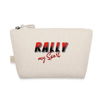 Rally my Sport schwarz rot - Bio-Täschchen - Natur - Vorne