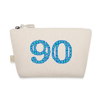 90. 90 ANS. 90e ANNIVERSAIRE. ANNIVERSAIRE 90 ANS. - Trousse biologique - nature - Devant