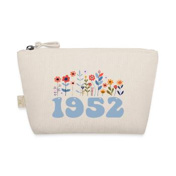1952 Blumenmuster 1952 Blumen-thema Blumen 1952 - Bio-Täschchen - Natur - Vorne