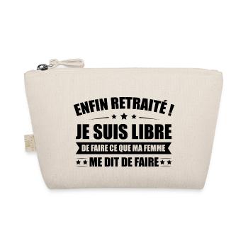 idee cadeau papy départ en retraite homme humour - Trousse biologique - nature - Devant