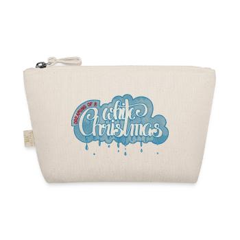 White Christmas - Organic Pouch - nature - Front