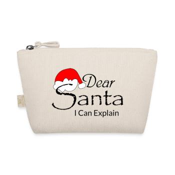 Dear Santa I Can Explain - Bio-Täschchen - Natur - Vorne