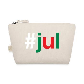 JUL Christmas Hashtag - Bio-Täschchen - Natur - Vorne