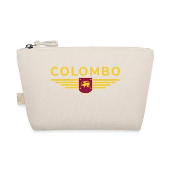 Colombo Design – Sri Lanka Lifestyle - Organic Pouch - nature - Front