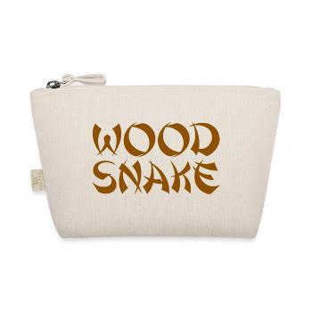 WOOD SNAKE Chinese New Year - Bio-Täschchen - Natur - Vorne