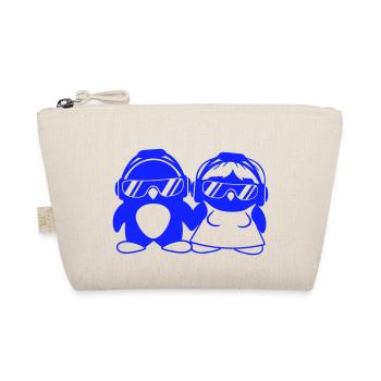 Deux Pingouins DJ Paire Casque Lunettes de Soleil Équipe - Trousse biologique - nature - Devant