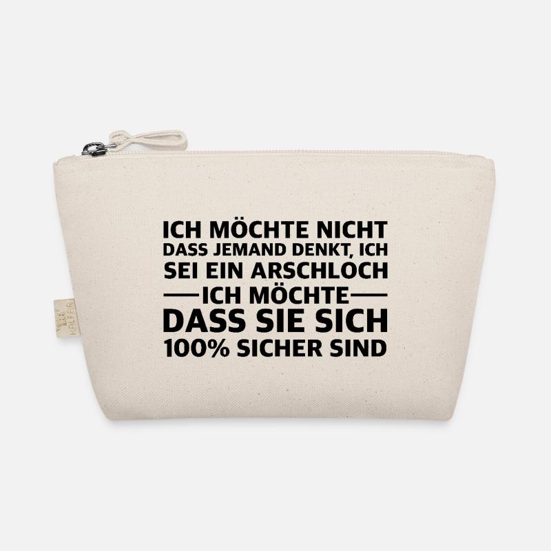 Ich möchte, dass sie sich 100 Prozent sicher sind Bio-Täschchen