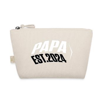 Papa Est.2024 Shirt - Bio-Täschchen - Natur - Vorne