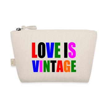 Love is vintage - Trousse biologique - nature - Devant