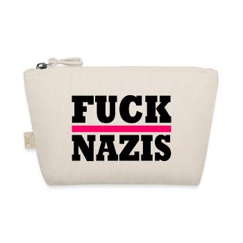 Fuck nazis - Bio-Täschchen - Natur - Vorne
