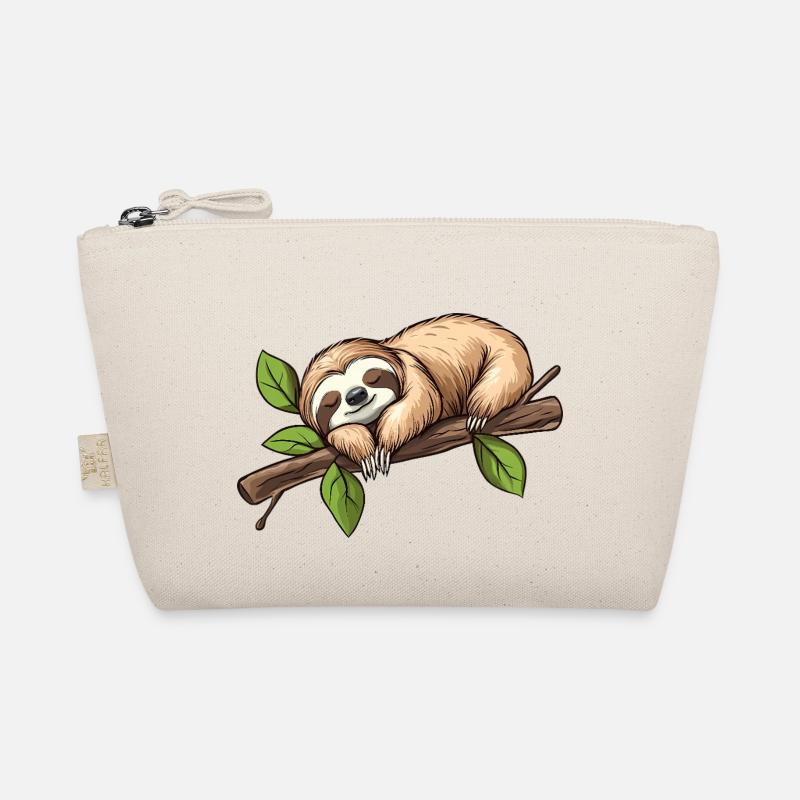 Sloth Sleeping Organic Pouch