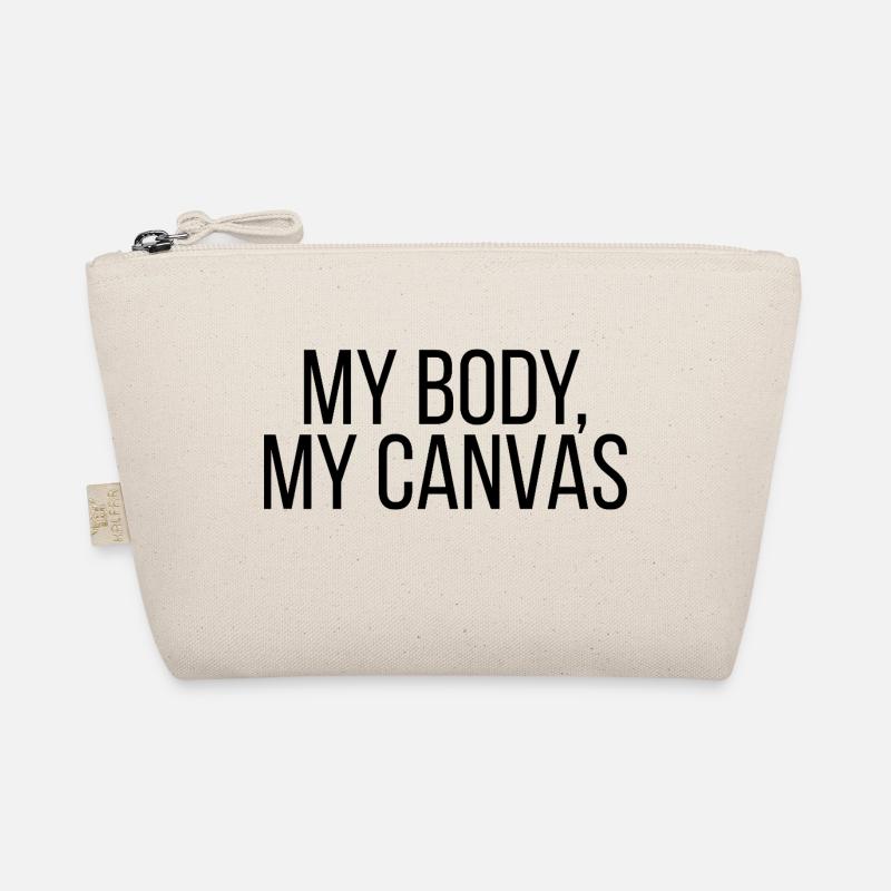 Bold Peach | My Body. My Canvas. - Bio-Täschchen - Natur