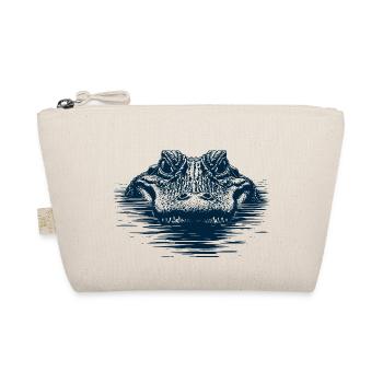 Alligator Kopf - Bio-Täschchen - Natur - Vorne