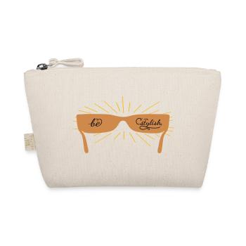 be stylish with sunglasses - Organic Pouch - nature - Front