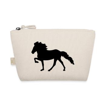 Icelandic Tölt - Organic Pouch - nature - Front