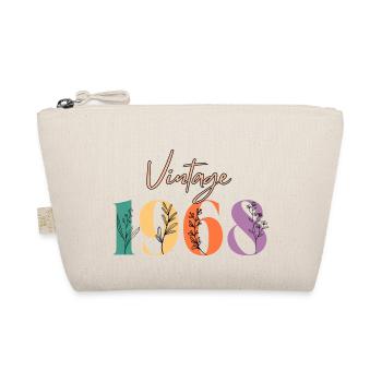 Vintage 1968 florale - Trousse biologique - nature - Devant