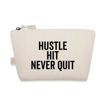 Hustle Hit Never Quit - Trousse biologique - nature - Devant