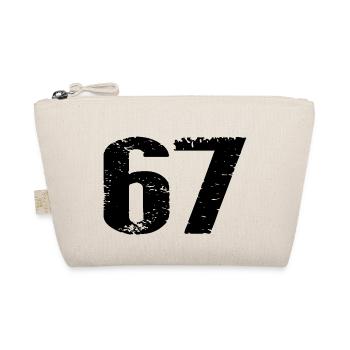 67 Zahl Trikot - Bio-Täschchen - Natur - Vorne