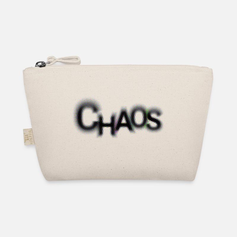 Chads Grooviger Neon Schriftzug - Bio-Täschchen - Natur