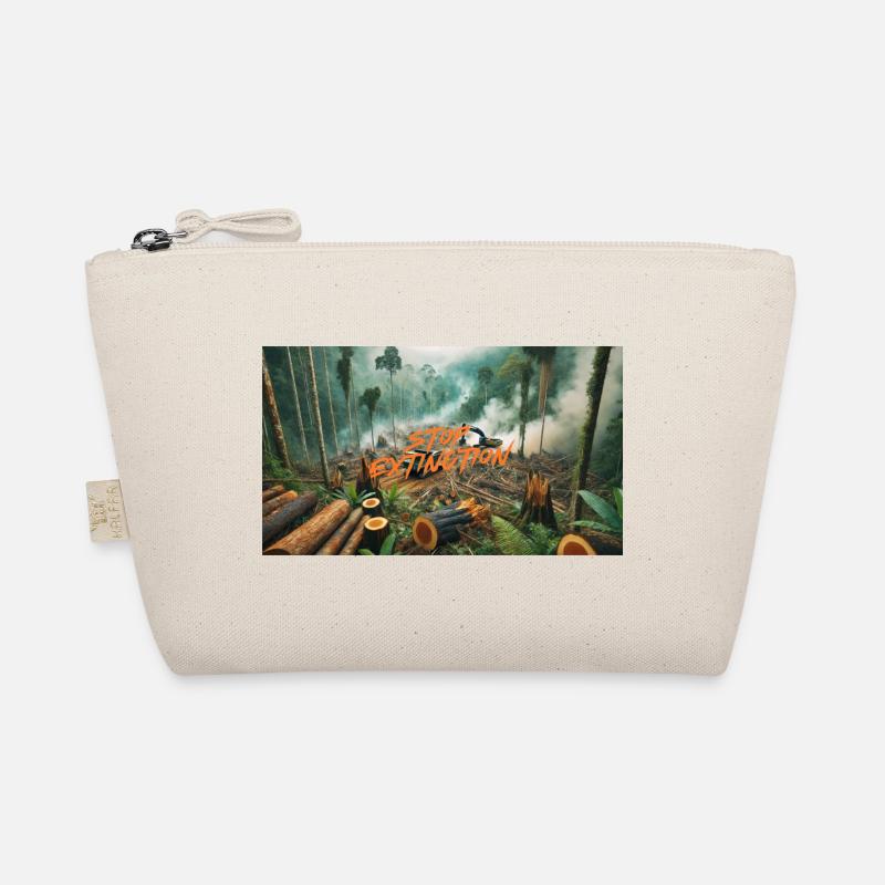 Stop Extinction: Forest Protection Design - Organic Pouch - nature