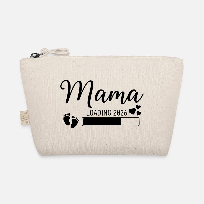 Mama Loading 2026 - Bio-Täschchen - Natur