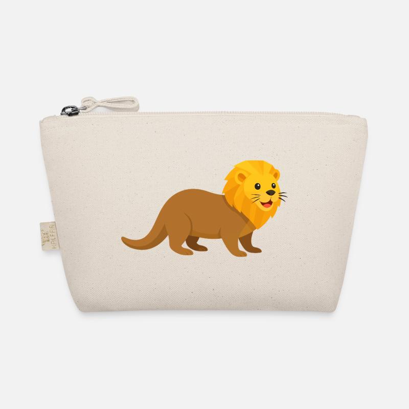 Der niedliche Otter-Löwe Bio-Täschchen