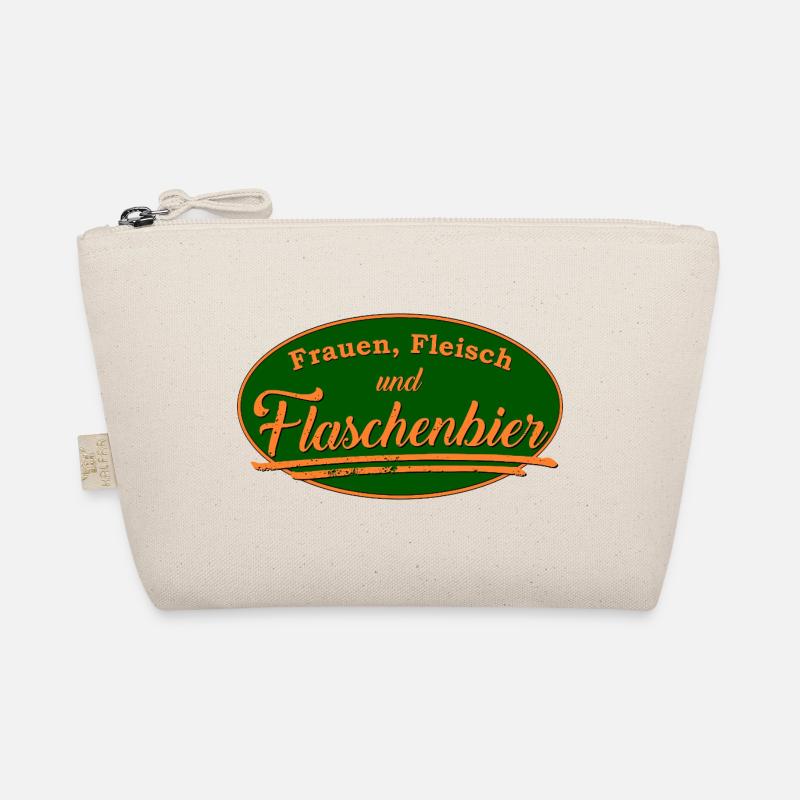 Frauen Fleisch Flaschenbier Retro Schild Bio-Täschchen