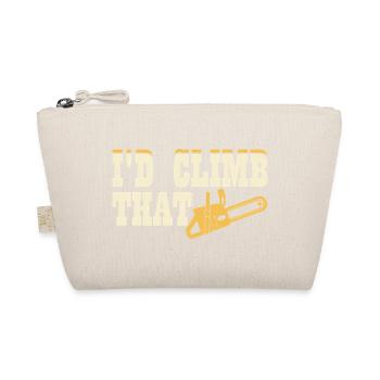 Arborist Woodworker Woodworker Gift - Organic Pouch - nature - Front