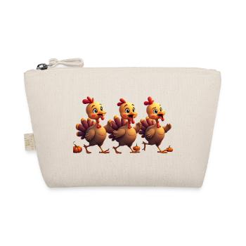 Thanksgiving Truthahn Baby - Bio-Täschchen - Natur - Vorne