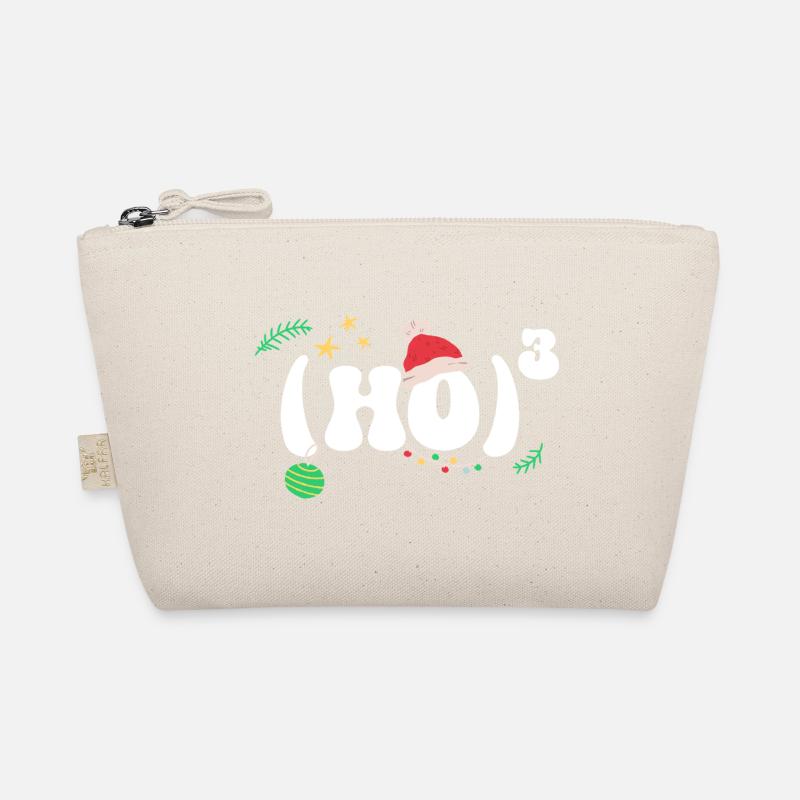 (HO)3 - Hohoho - Weihnachten Mathe - Bio-Täschchen - Natur