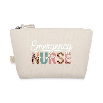 Emergency Nurse Leopard Print - Organic Pouch - nature - Front