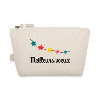 HAPPY NEW YEAR. NEW YEAR'S EVE. BEST WISHES - Organic Pouch - nature - Front